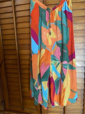 Vibrant Multicolor Abstract Pants